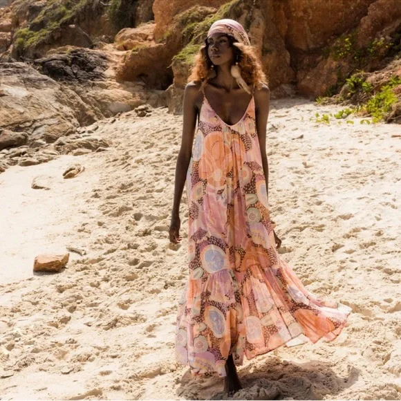 Spell | Dresses | Nwt Spell X Kylie Caldwell Maleisha Moo Strappy Maxi Dress  Size Small | Poshmark